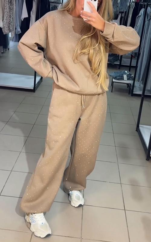 Olivera Martin | Diamond Zestaw sweter i spodnie