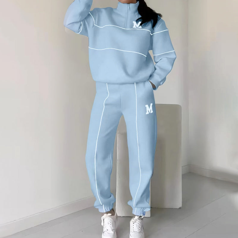 Olivera Martin | Bluza lniana casualowa komplet 2 sztuki