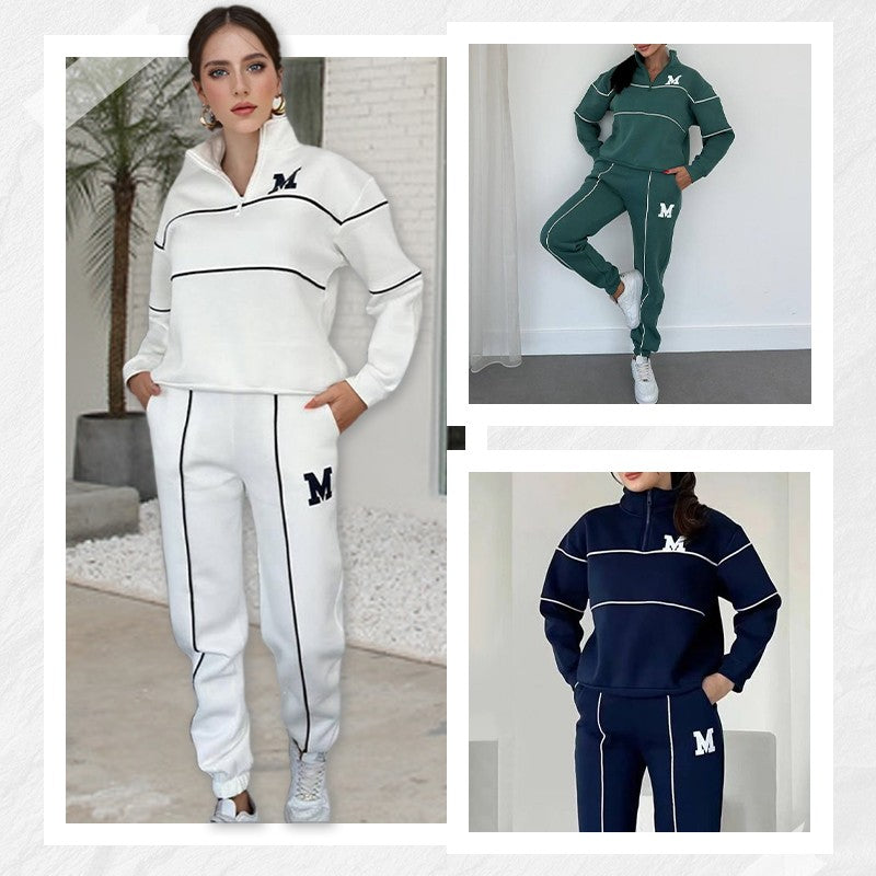 Olivera Martin | Bluza lniana casualowa komplet 2 sztuki
