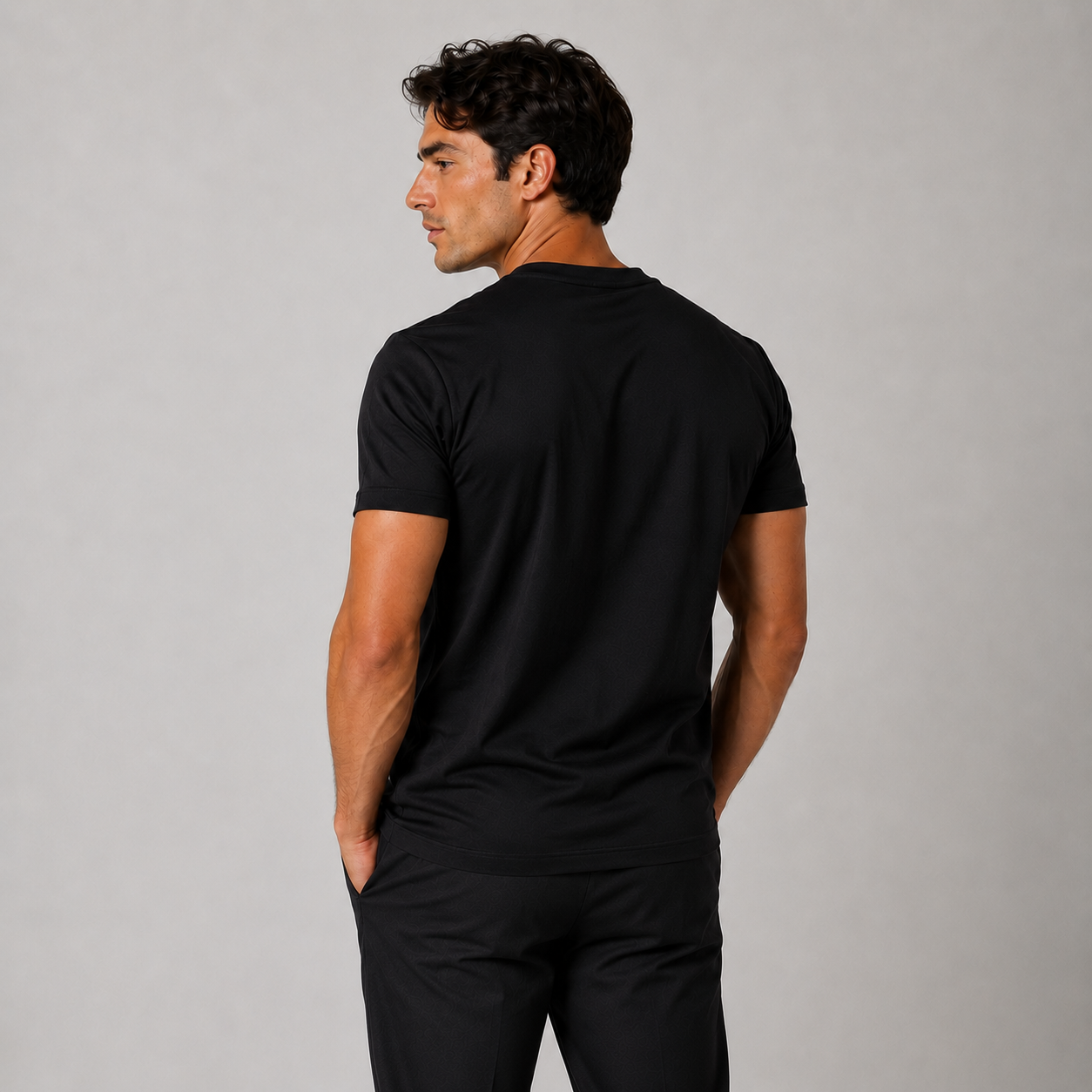 OM | Black Mercerized T-shirt
