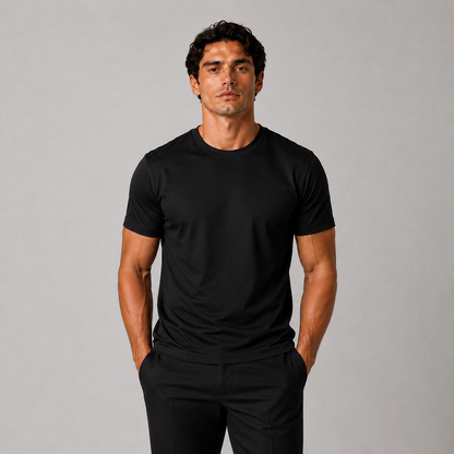 OM | Black Mercerized T-shirt