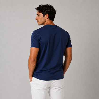 OM | Blue Mercerized T-shirt