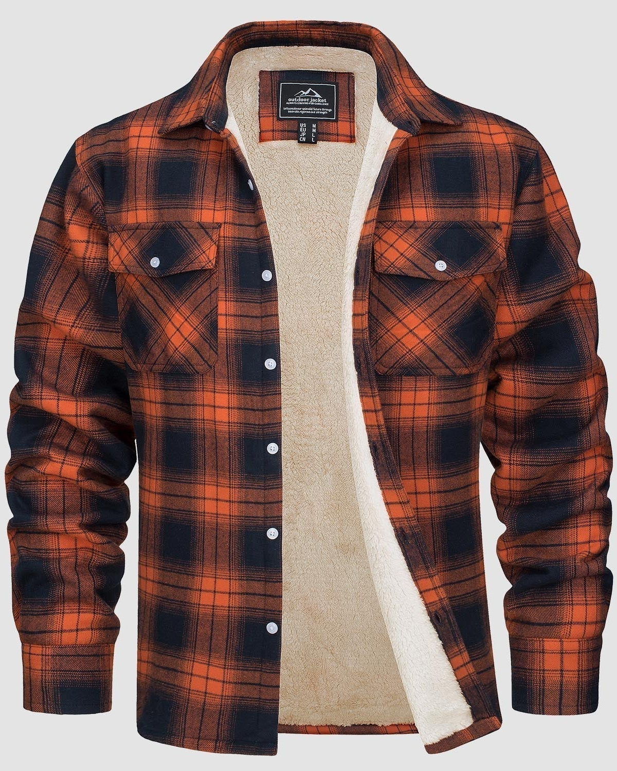 Olivera Martin | Ciepła pikowana koszula typu overshirt