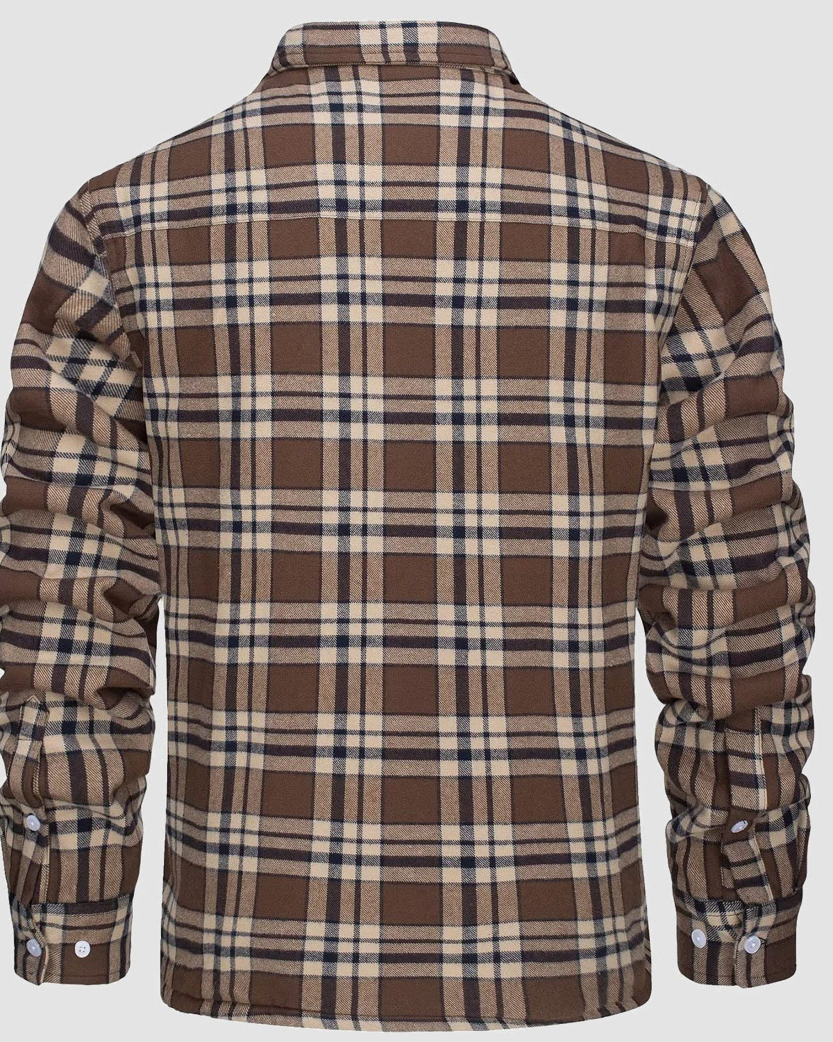 Olivera Martin | Ciepła pikowana koszula typu overshirt