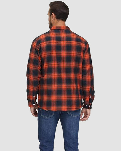 Olivera Martin | Ciepła pikowana koszula typu overshirt