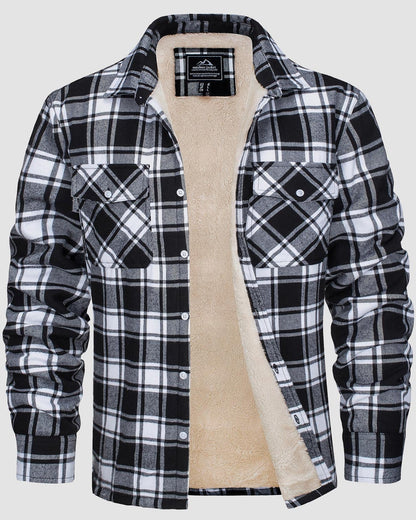 Olivera Martin | Ciepła pikowana koszula typu overshirt