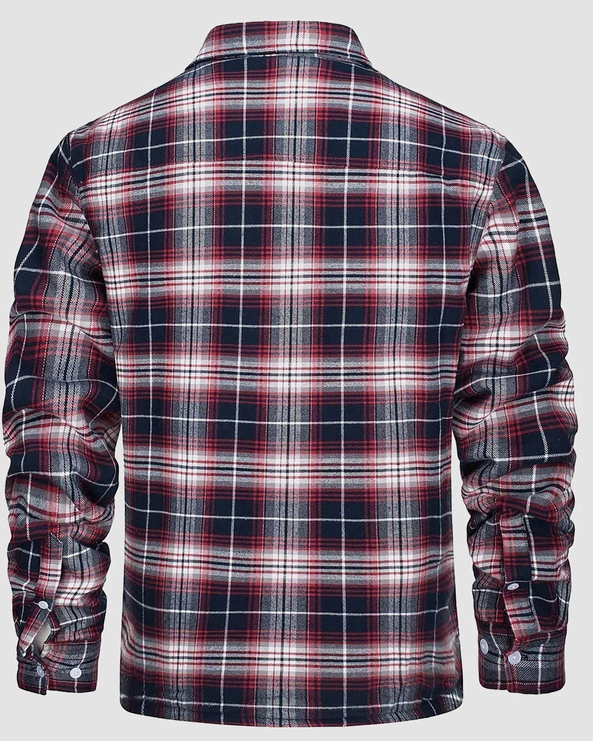 Olivera Martin | Ciepła pikowana koszula typu overshirt