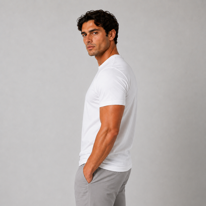 OM | White Mercerized T-shirt