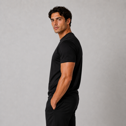 OM | Black Mercerized T-shirt