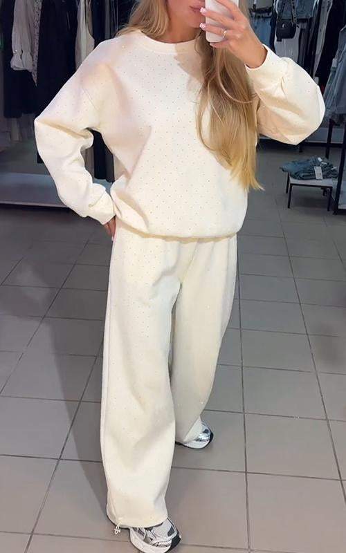 Olivera Martin | Diamond Zestaw sweter i spodnie