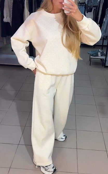 Olivera Martin | Diamond Zestaw sweter i spodnie