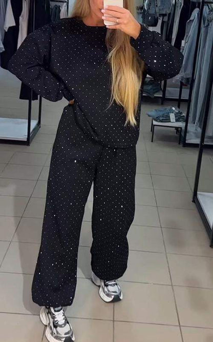 Olivera Martin | Diamond Zestaw sweter i spodnie