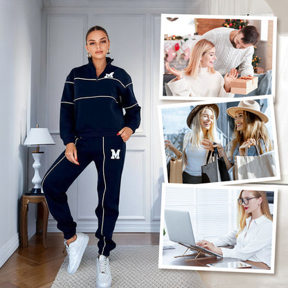Olivera Martin | Bluza lniana casualowa komplet 2 sztuki